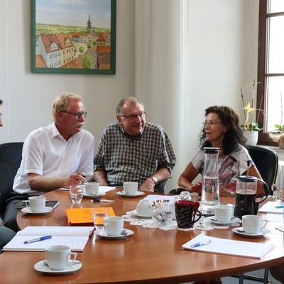 Gesprächsrunde im Rathaus Haldensleben