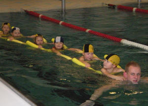 Schwimmgruppe der Kita Max und Moritz