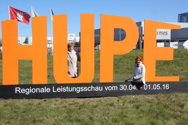 Farb-Frische Werbung an der