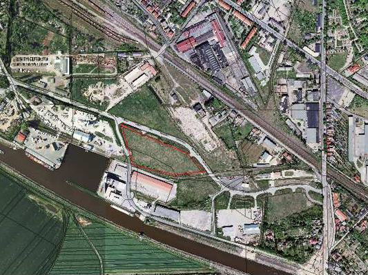 Sondergebie Hafen - Luftansicht