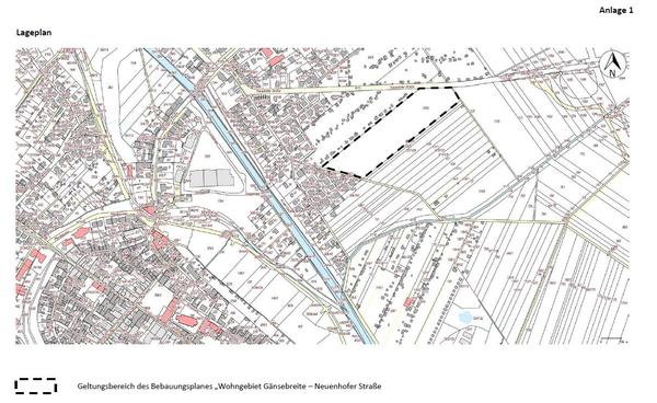Bebauungsplan »Gänsebreite - Neuenhofer Straße