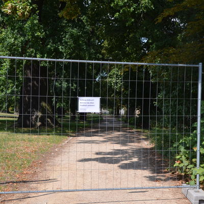 Der Alte Friedhof musste bereits gesperrt werden.