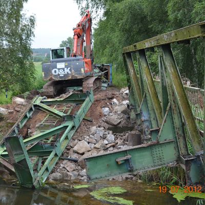 Abriss Ohrebrücke zwischen Satuelle und Bülstringen