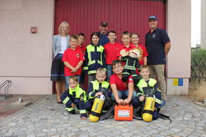 Kinderfeuerwehr "Feuersalamander" Wedringen