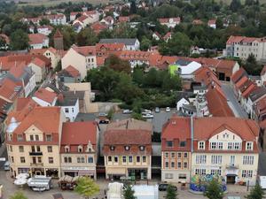 Innenstadt Teilansicht von oben