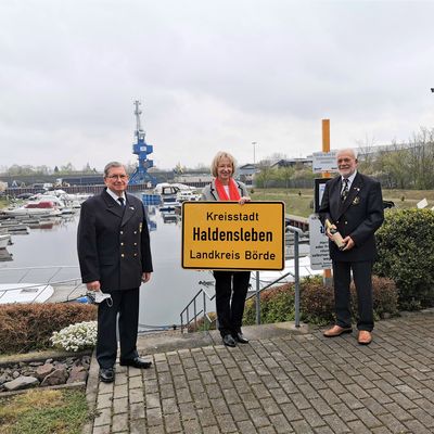 v.l. Werner Hanke, Sabine Wendler und Karl-Heinz Stradmann