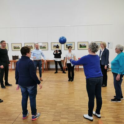 Einmal in der Woche wird im EHFA unter Anleitung trainiert