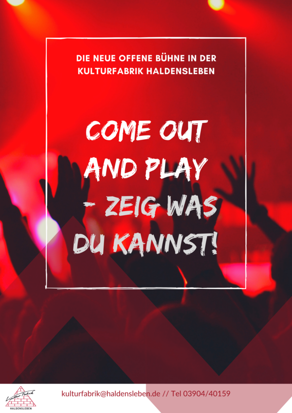 Come Out And Play Plakat