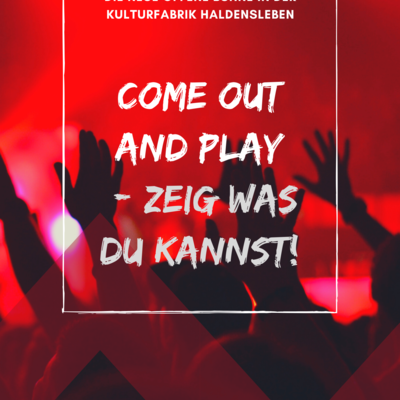 Come Out And Play Plakat