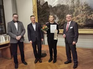 Maria Röhl als Initiatorin der Kinderfeuerwehr Satuelle