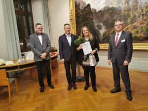 Marie Ohrdorf - für ihr Engagement für die Volkssolidarität Uthmöden