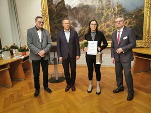 Tatiana Bogacheva als ehrenamtliche Dolmetscherin für ukrainische Flüchtlinge