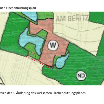 Lageplan_6. Änderung FNP