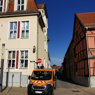 Radfahrer Einbahnstraße Steinstraße