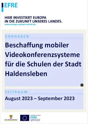 EU-Förderung Plakat