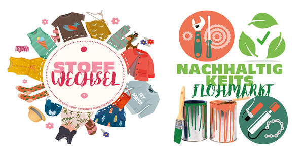 Logos_Stoffwechsel+Nachhaltigkeitsflohmarkt