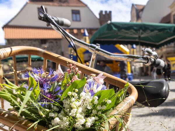 Regionalmarkt 2025 Blumen Fahrrad