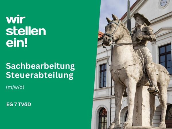 Stellenausschreibung SB Steuerabteilung