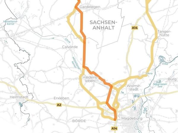50Hertz SuedOstLink Vorschlag Trasse