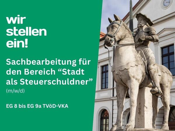 Stelle Steuerabteilung Stadt als Steuerschuldner