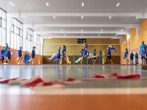 Sporthalle Zollstra&szlig;e Er&ouml;ffnung Bummi-Turner