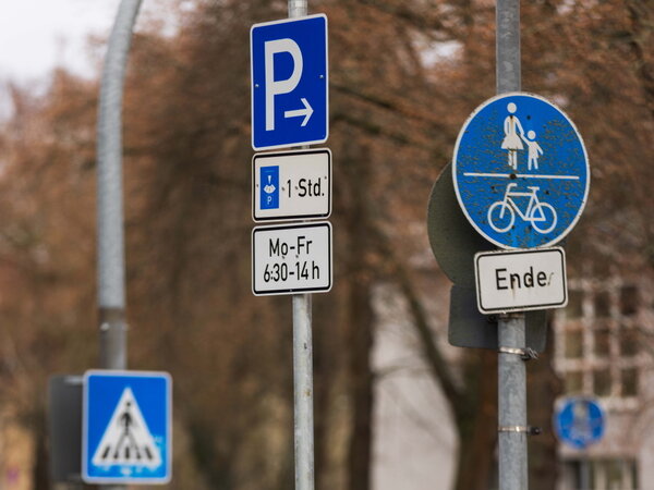 Kurzzeitparkpl�tze Masche