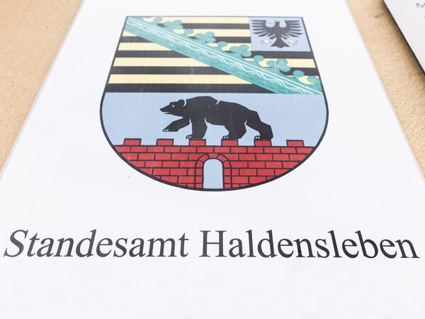 Standesamt Schild