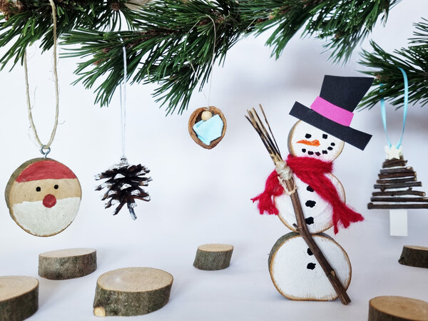 Winterbasteln in der Bibliothek